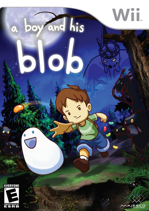 A Boy and His Blob box art for Wii